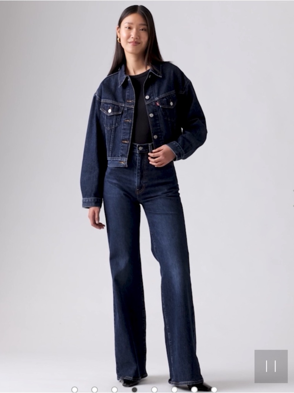 LEVIS RIBCAGE BELL WOMEN'S JEANS - Picture 7 of 15